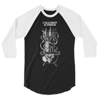 Image 1 of Classic Cauldron & Tower Logo Raglan