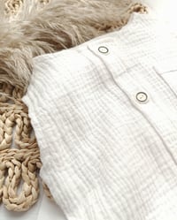 Image 2 of Baby boy bosysuit for photoshoot -12-18 months - Kian - off white
