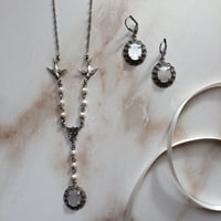 Image 3 of MOTHER OF PEARL CAMEO EARRINGS