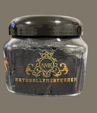 Image 2 of “RAVEN“ Detoxifying Whipped Sugar Scrub w/ Activated Charcoal, Tea Tree & Lemon Essential Oil 