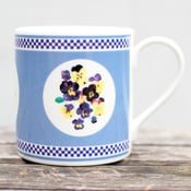 Image of Blue Pansy Mug