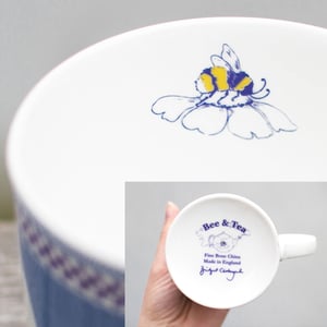 Image of Blue Pansy Mug