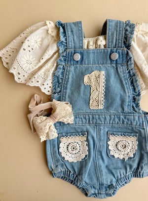 Image of Denim one overalls
