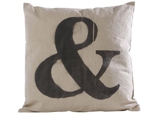Image of '&' Canvas Pillow