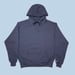 Image of HEATHER NAVY LIZ’ARD HOODIE