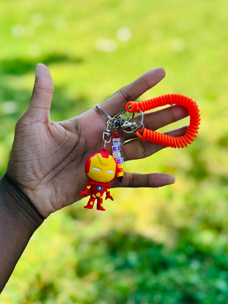 Image of 3D silicone keychains