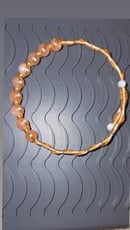 Image 3 of peach moonstone bracelet
