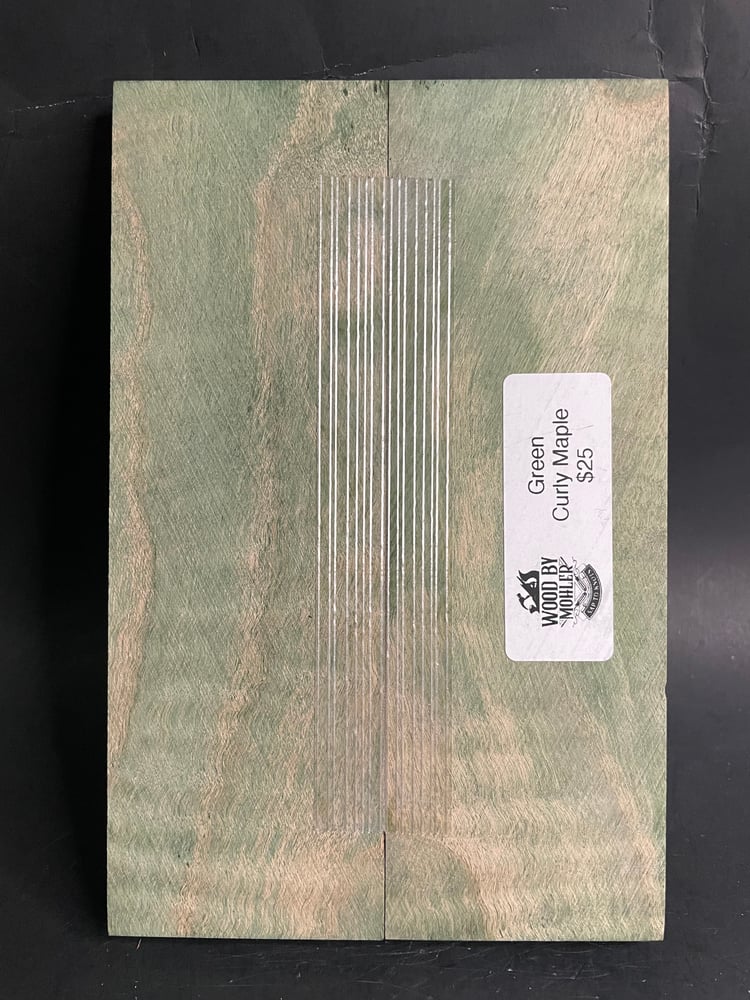 Image of Curly Maple Knife Scales CM-13