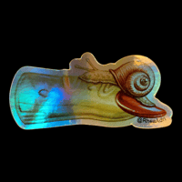 snail finger sticker