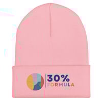 Image 2 of 30% Formula Logo Cuffed Beanie