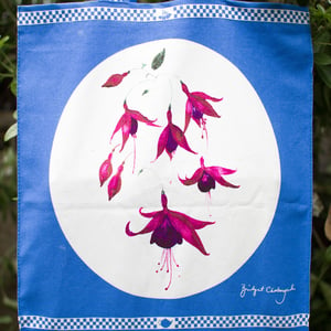 Image of Blue Fuchsia Shopping Bag 