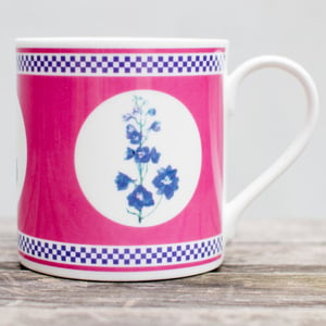 Image of Pink Delphinium Mug