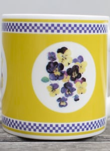Image of Yellow Pansy Mug