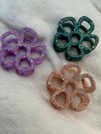 Image 3 of Bling Flower Hair Clip