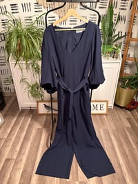 Image 1 of Black bubble sleev jumper 