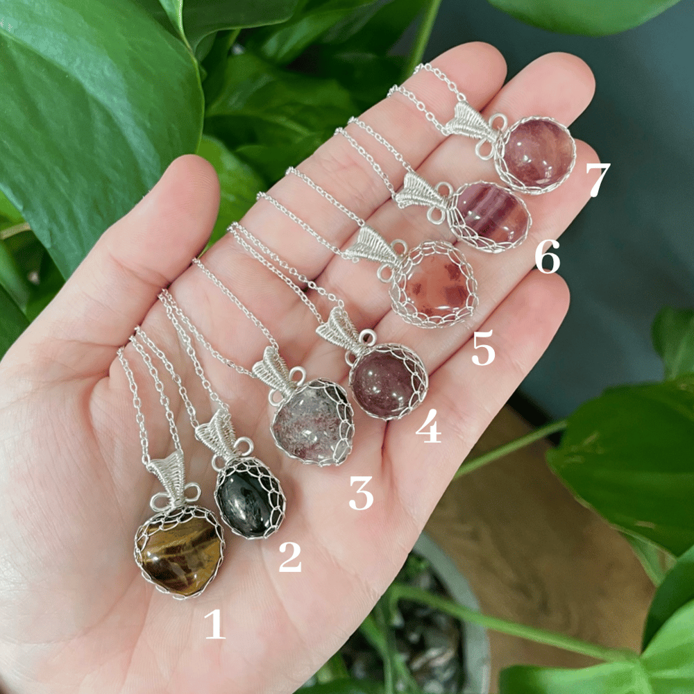 leah's favourite crystal necklaces!