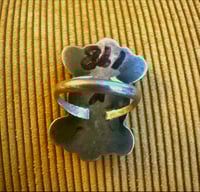 Image 6 of Vintage 7 stone turquoise cluster ring 