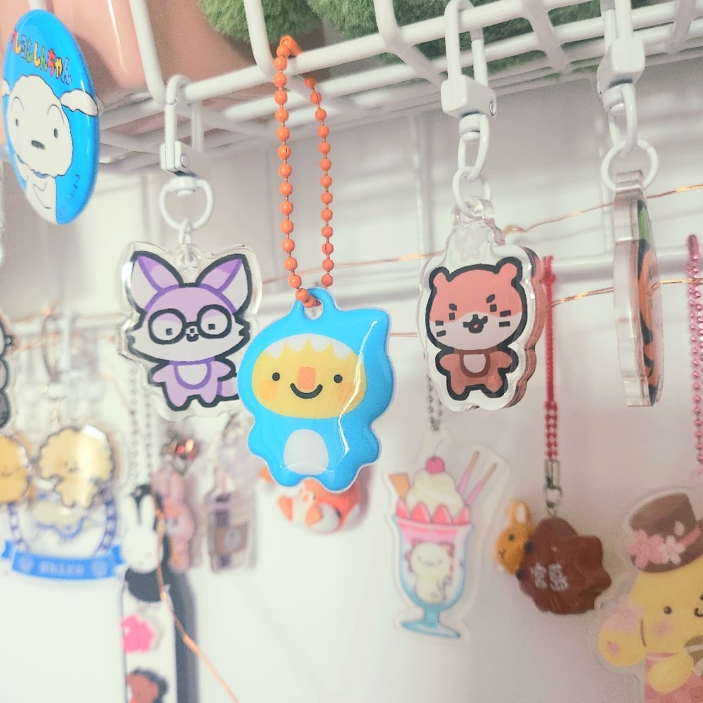 Puffy Foolish Keychain 🫧 ⋆. 𐙚 ̊ | matchawoozi