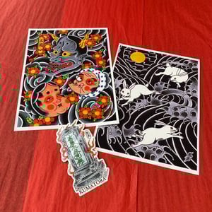 Image of Limited edition Box set Kumatora sketch book Vol.1 *Last one