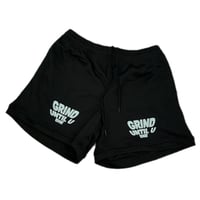 Image 1 of Quad Logo Mesh Shorts