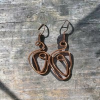 Image 1 of Copper Picasso Earrings