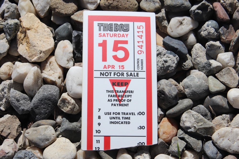 Image of Muni Transfer San Francisco Sticker