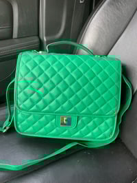 Image 4 of Green 3in1 handle bag•crossbody•bookbag