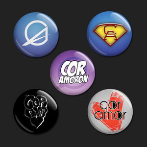 Image of 5 Badge Pack