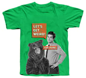 Image of Let's Get Weird Vintage-Green T-shirt + Shades