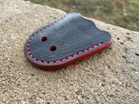 black and red boo slip , fits up to 3/8 boo 