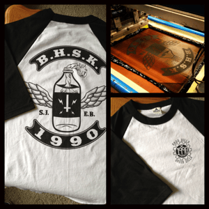 Image of BHSK x 1990 vlns baseball tee