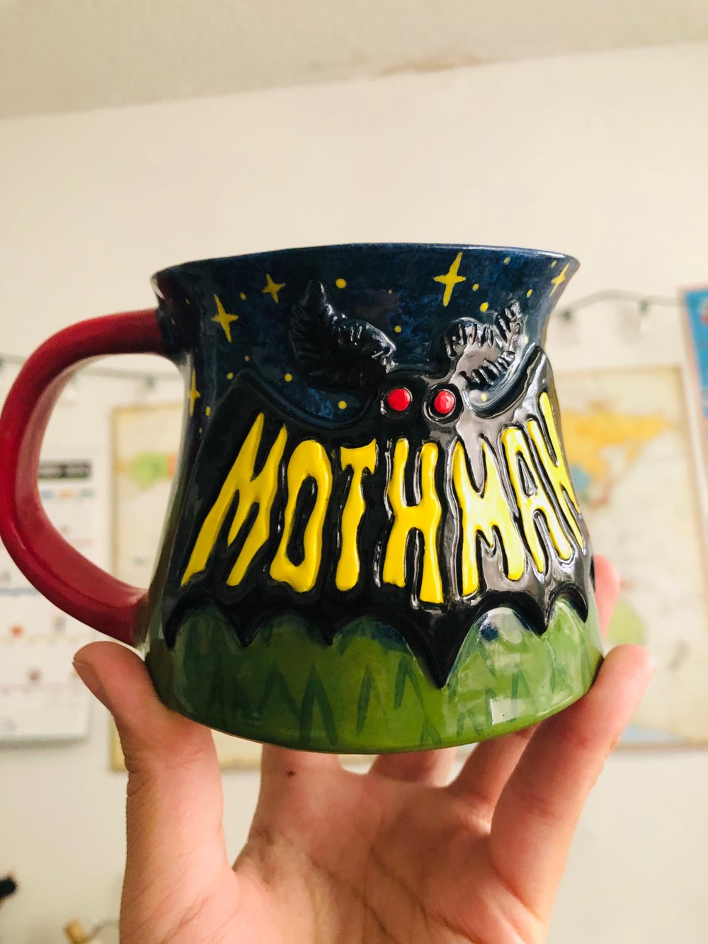 Image of Mothman mug Pre order