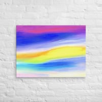 Image 2 of Violet Flame & Golden Ray Colorscape - Canvas