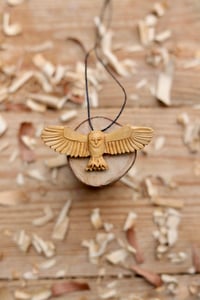 Image 1 of Barn Owl Pendant Necklace