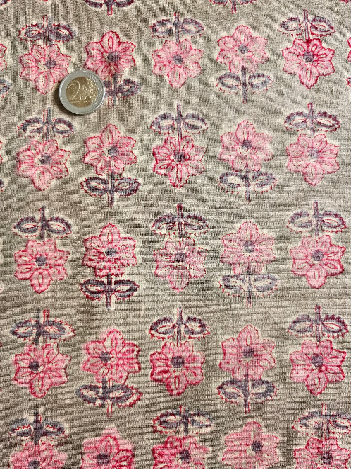 Image of Namaste fabric fleurette 