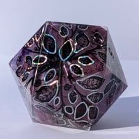 Image 2 of Creeping Violets<br>40mm D20 Chonk