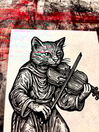 Image 5 of Geigenkatz // Kunstdruck