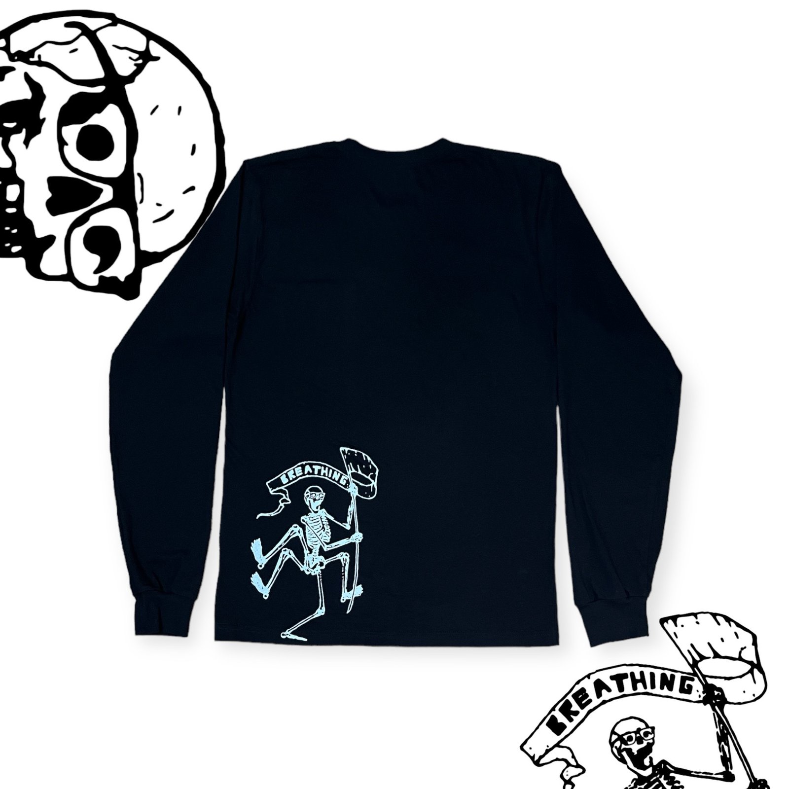 UNIVERSITY POCKET LONG-SLEEVE (CHROME HEARTS BLANK) 1of1 | BREATHING