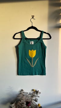 Image 1 of S - tulip tank green