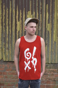 Image of Red 'Drips' Vest 