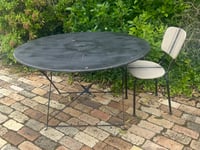 French Iron Folding Table