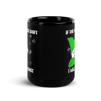 Image 5 of the vibes shift Black Glossy Mug