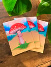 Amanita Mushroom (5 x 7 print)
