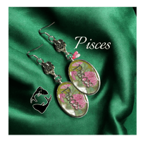 Pisces Zodiac Sign Earrings
