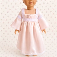 Lana long dress in pink 