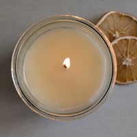 Image 4 of RECYCLED GLASS - ORANGE BLOSSOM SOY WAX CANDLE