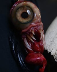 Image 14 of Twisted tongue pendant, Orange Glow, ooak