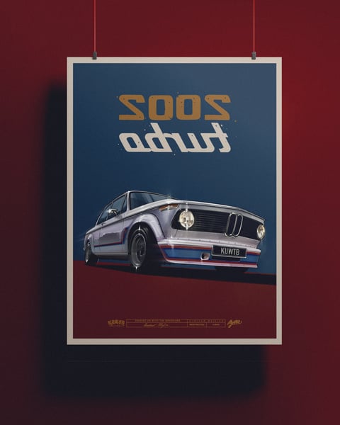 Image of 2002 Turbo Limited Edition Poster