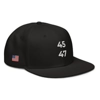 Image 2 of 45 47 USA Flag MAGA - Snapback Hat from PatriotsCo.com