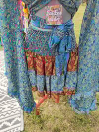 Image 8 of Stevie Co ord set -turquoise and red